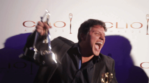 excited winner GIF by Clio Awards