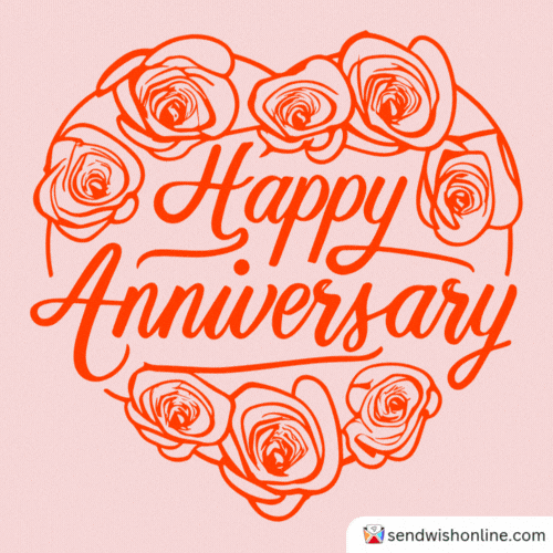 Happy Anniversary Wedding GIF by sendwishonline.com