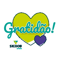 Gratidao Agradecer Sticker by Sicoob Saromcredi