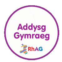 RhAG rhag parents for welsh medium education rhieni dros addysg gymraeg addysg gymraeg Sticker