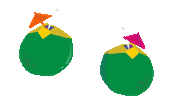 happy summer Sticker