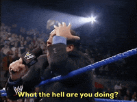 are you serious smackdown live GIF by WWE