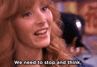 we need to stop and think one direction GIF by The Comeback HBO