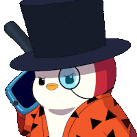 Ill Find You Phone Call Sticker by Pudgy Penguins