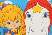 rainbow brite wtf GIF
