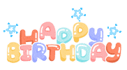 Happy Birthday Sticker