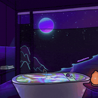 Shooting Star Dreaming GIF by SHINYLUV