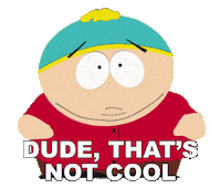 Not Cool Cartman Sticker by South Park