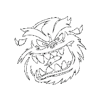 Valomonsteri monster monsterlux monsterlux logo monsterlux led lights Sticker