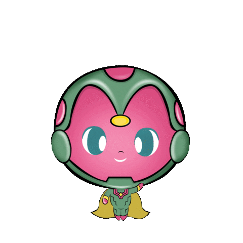 Cartoon Space Sticker