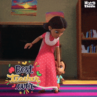 Gratitude Teachers GIF by Chhota Bheem