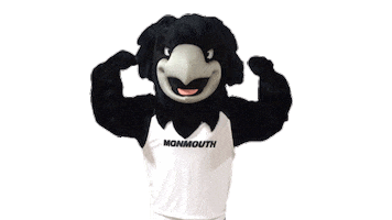 Flex Muscles Sticker by Monmouth Hawks