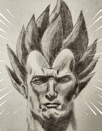 dbzpencil giphygifmaker giphyattribution dbzpencil vegeta looksmaxx GIF