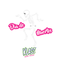 Calavera Dia De Muertos Sticker by Klass Aguas Frescas