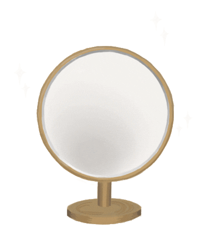 JENDESSTUDIO beauty makeup saturday mirror Sticker