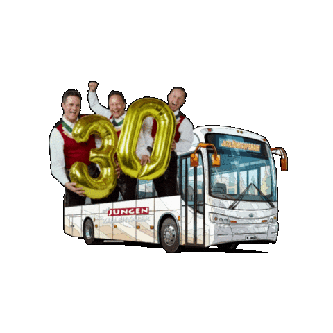 Test Bus Sticker by JUZI - Die jungen Zillertaler