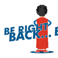 Cool_Ideas_ISP be right back cool ideas fibre internet cool ideas fibre Sticker