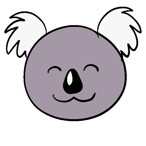 Happy Koala Sticker