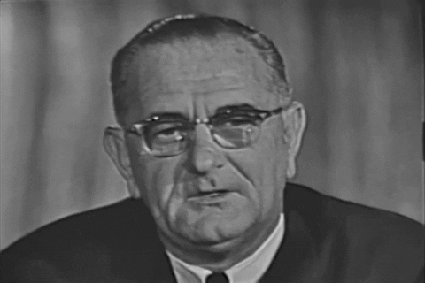 Lyndon B Johnson President GIF by GIPHY News