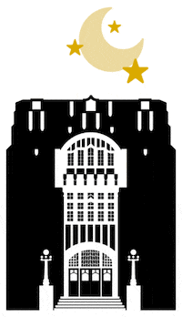 Moon Campus Sticker by Purdue University