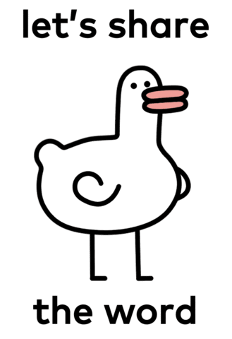 wordduck giphyupload dance duck word Sticker