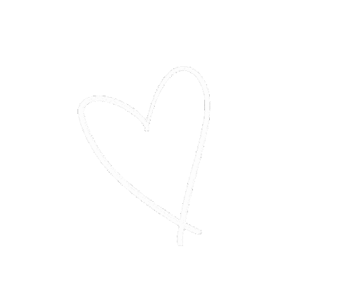 White Heart Love Sticker