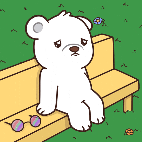Sad Teddy Bear GIF by BEARISH