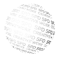 spdcreative pappos spd creative work spd globe Sticker