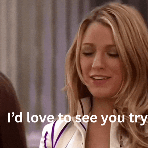 Trying Gossip Girl GIF by Blake Lively Fan