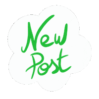 New Post Cloud Sticker