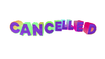 Cancel No More Sticker by megan lockhart