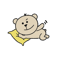 bearbear_dabu hello hi bear 你好 Sticker