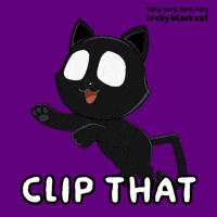 Glow Black Cat GIF by VeeFriends