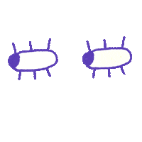 Eyes Looking Sticker by ROVIN