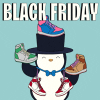 Black Friday Shopping GIF by Pudgy Penguins