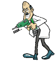 Dentist Drill Sticker by Medical Instinct® Deutschland GmbH