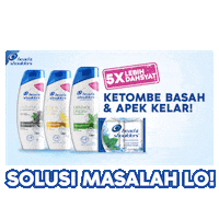headandshouldersid joe shampoo hs menang Sticker