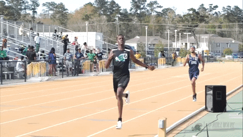 track & field athletics GIF by GreenWave