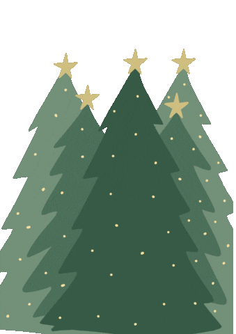 Christmas Tree Art Sticker