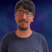 Looking right, smiling