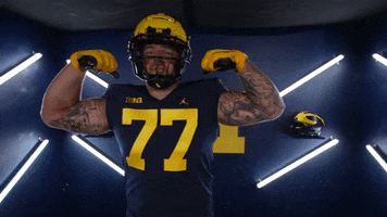 Go Blue College Football GIF by Michigan Athletics