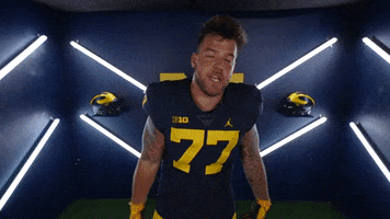 Go Blue College Football GIF by Michigan Athletics
