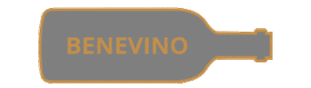Benevino white red wine gold Sticker