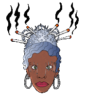 Smoke Own It Sticker by Rico Nasty