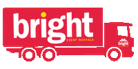 BrightEventRentals bright events trucks rentals Sticker