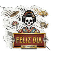 Buen Dia Halloween Sticker