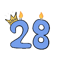 Happy Birthday Candle Sticker by lalalove