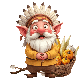 Native Americans Thanksgiving Sticker