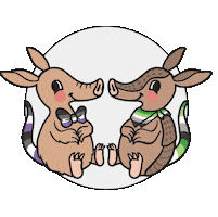 Mardi Gras Ace Sticker by Minus18