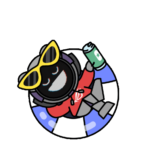 Summer Swimming Sticker by Republic of Gamers